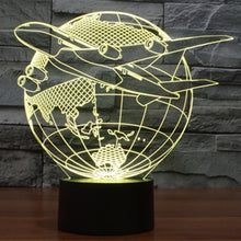 Load image into Gallery viewer, 7 Colour Discoloration Creative Visual Stereo Lamp Desk Lamp Night Light, Fly out of Asia Style