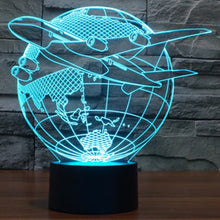 Load image into Gallery viewer, 7 Colour Discoloration Creative Visual Stereo Lamp Desk Lamp Night Light, Fly out of Asia Style