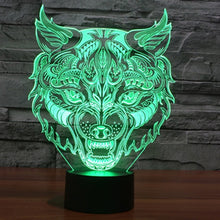 Load image into Gallery viewer, 7 Colour Discoloration Creative Visual Stereo Lamp Desk Lamp Night Light, Leopard Shape
