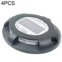 Load image into Gallery viewer, 4 PCS LED Solar Powered Embedded Ground Lamp IP68 Waterproof Outdoor Garden Lawn Lamp