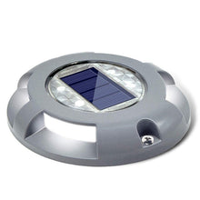 Load image into Gallery viewer, 4 PCS LED Solar Powered Embedded Ground Lamp IP68 Waterproof Outdoor Garden Lawn Lamp