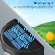 Load image into Gallery viewer, 6 LED Outdoor Solar Water Drop Fence Light
