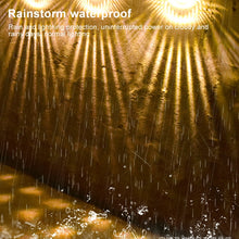 Load image into Gallery viewer, 6 LED Outdoor Solar Water Drop Fence Light