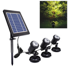 Load image into Gallery viewer, 3 In 1 Warm Light Lawn Insertion Pool Diving Solar Spotlight, Warm Light