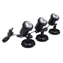 Load image into Gallery viewer, 3 In 1 Warm Light Lawn Insertion Pool Diving Solar Spotlight, Warm Light