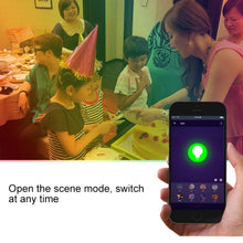 Load image into Gallery viewer, WiFi 2.4GHz Works with Alexa &amp; Google Home, FCC / CE / RoHS Certificated, AC 85-265V