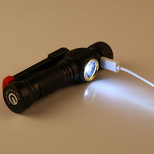 Load image into Gallery viewer, W550 10W 800LM USB Charging T6 + COB IPX6 Waterproof Strong LED Flashlight Work Lamp with 5-Modes