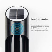 Load image into Gallery viewer, Solar Outdoor LED Induction Wall Light Night Light Radar Human Body Induction Lighting, White Light, White Light (Grey), White Light (White), White Light (Black)