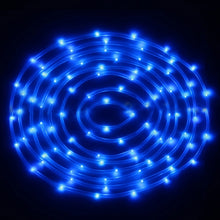 Load image into Gallery viewer, Solar Panel  water resistant  50 LED, 5m 50LED Blue Light, 5m 50LED Colorful Light, 5m 50LED White Light, 5m 50LED Warm White