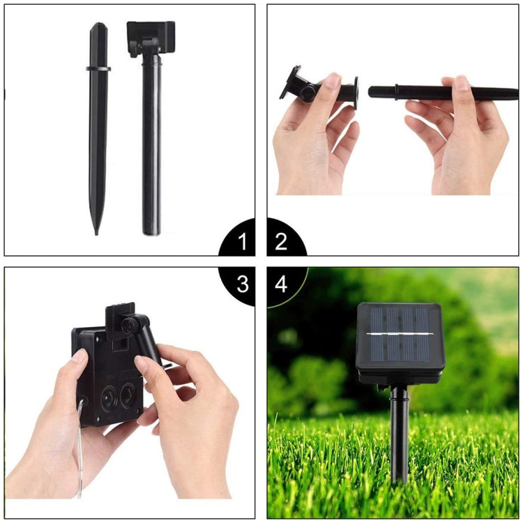 Solar Panel  water resistant  50 LED, 5m 50LED White Light, 5m 50LED Warm White, 5m 50LED Blue Light