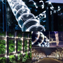Load image into Gallery viewer, Solar Panel  water resistant  50 LED, 5m 50LED White Light, 5m 50LED Warm White, 5m 50LED Blue Light