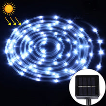 Load image into Gallery viewer, Solar Panel  water resistant  50 LED, 5m 50LED White Light, 5m 50LED Warm White, 5m 50LED Blue Light