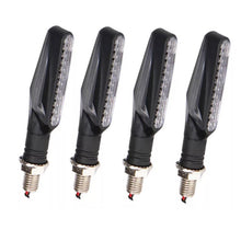 Load image into Gallery viewer, 4 PCS DC 12V Motorcycle 12-LED Turn Signal Indicators Blinker Light, (Yellow Light), 12 LED