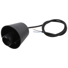 Load image into Gallery viewer, E27 Lamp Holder DIY Ceiling Chandelier Light Bulbs Screw Silicone Base Socket, Cable Length: 1m, E27 Black