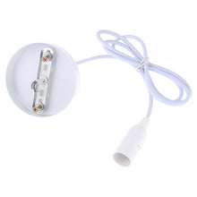 Load image into Gallery viewer, E14 Lamp Holder DIY Ceiling Chandelier Light Bulbs Screw Base Socket, Cable Length: 1m, E14 White