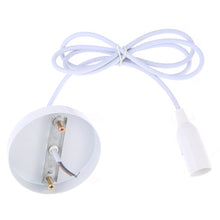 Load image into Gallery viewer, E14 Lamp Holder DIY Ceiling Chandelier Light Bulbs Screw Base Socket, Cable Length: 1m, E14 White