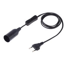 Load image into Gallery viewer, E14 Wire Cap Switch Lamp Holder Chandelier Power Socket with 1.2m Extension Cable, AU Plug, Small UK Plug, 1.2m, EU Plug, 1.5m, US Plug, 1.5m, Big UK Plug, 1.5m, AU Plug, 1.2m