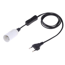 Load image into Gallery viewer, E14 Wire Cap Switch Lamp Holder Chandelier Power Socket with 1.2m Extension Cable, AU Plug, Small UK Plug, 1.2m, EU Plug, 1.5m, US Plug, 1.5m, Big UK Plug, 1.5m, AU Plug, 1.2m