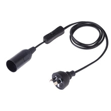 Load image into Gallery viewer, E14 Wire Cap Switch Lamp Holder Chandelier Power Socket with 1.2m Extension Cable, AU Plug, Small UK Plug, 1.2m, EU Plug, 1.5m, US Plug, 1.5m, Big UK Plug, 1.5m, AU Plug, 1.2m