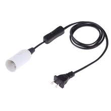 Load image into Gallery viewer, E14 Wire Cap Switch Lamp Holder Chandelier Power Socket with 1.2m Extension Cable, AU Plug, Small UK Plug, 1.2m, EU Plug, 1.5m, US Plug, 1.5m, Big UK Plug, 1.5m, AU Plug, 1.2m