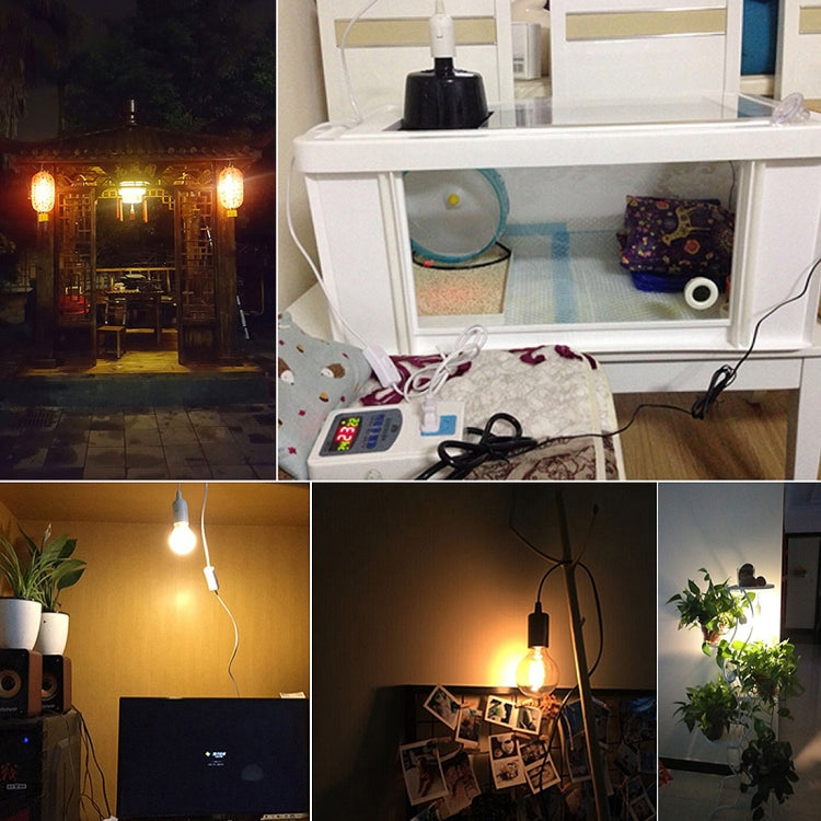 E14 Wire Cap Switch Lamp Holder Chandelier Power Socket with 1.2m Extension Cable, AU Plug, Small UK Plug, 1.2m, EU Plug, 1.5m, US Plug, 1.5m, Big UK Plug, 1.5m, AU Plug, 1.2m