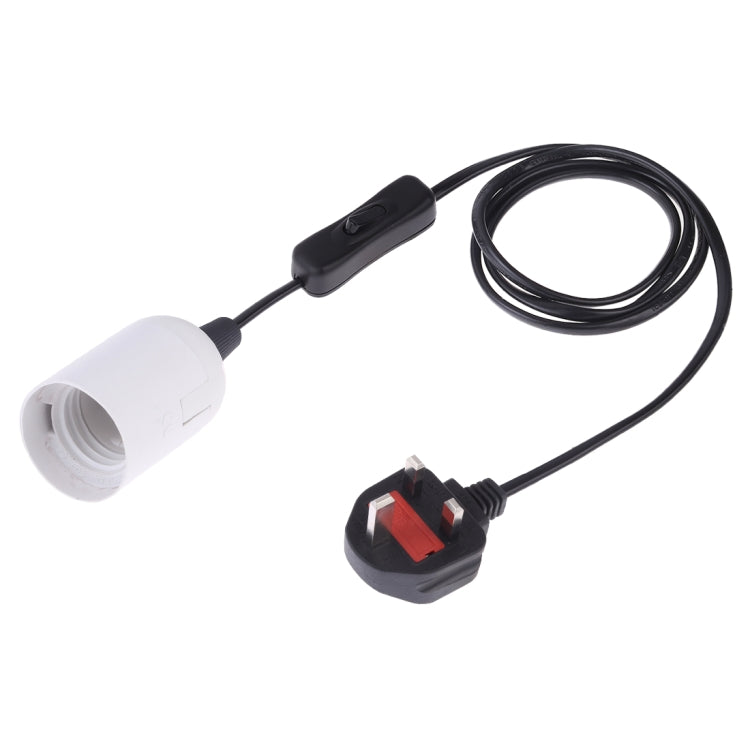 E27 Wire Cap Switch Lamp Holder Chandelier Power Socket with 1.2m Extension Cable, Small UK Plug, EU Plug, 1.5m, AU Plug, 1.2m, Big UK Plug, 1.5m, US Plug, 1.5m, Small UK Plug, 1.2m