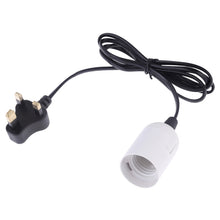 Load image into Gallery viewer, E27 Wire Cap Lamp Holder Chandelier Power Socket with 1.2m Extension Cable, Small UK Plug, EU Plug, 1.5m, AU Plug, 1.2m, US Plug, 1.5m, Small UK Plug, 1.2m, Big UK Plug, 1.5m
