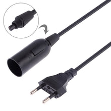 Load image into Gallery viewer, E14 Wire Cap Lamp Holder Chandelier Power Socket with 1.2m Extension Cable, Small UK Plug, EU Plug, 1.5m, AU Plug, 1.2m, US Plug, 1.5m, Small UK Plug, 1.2m, Big UK Plug, 1.5m