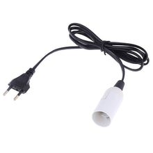 Load image into Gallery viewer, E14 Wire Cap Lamp Holder Chandelier Power Socket with 1.2m Extension Cable, Small UK Plug, EU Plug, 1.5m, AU Plug, 1.2m, US Plug, 1.5m, Small UK Plug, 1.2m, Big UK Plug, 1.5m