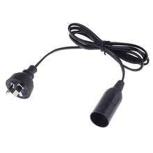 Load image into Gallery viewer, E14 Wire Cap Lamp Holder Chandelier Power Socket with 1.2m Extension Cable, Small UK Plug, EU Plug, 1.5m, AU Plug, 1.2m, US Plug, 1.5m, Small UK Plug, 1.2m, Big UK Plug, 1.5m