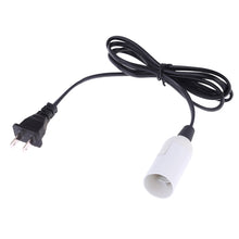 Load image into Gallery viewer, E14 Wire Cap Lamp Holder Chandelier Power Socket with 1.2m Extension Cable, Small UK Plug, EU Plug, 1.5m, AU Plug, 1.2m, US Plug, 1.5m, Small UK Plug, 1.2m, Big UK Plug, 1.5m