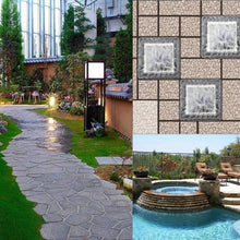Load image into Gallery viewer, Solar Powered Square Tempered Glass Outdoor LED Buried Light Garden Decoration Lamp IP55 Waterproof，Size: 10 x 10 x 5.2cm, 10 x 10 x 5.2cm