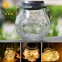 Load image into Gallery viewer, Solar Energy Glass Bottle Pendent Lamp IP55 Waterproof Outdoor Garden Decoration Light, Warm White Light
