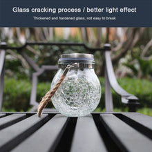 Load image into Gallery viewer, Solar Energy Glass Bottle Pendent Lamp IP55 Waterproof Outdoor Garden Decoration Light, Warm White Light
