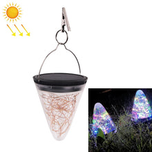 Load image into Gallery viewer, Solar Energy Conical Starlight Pendent Lamp IP55 Waterproof Outdoor Garden Decoration Light