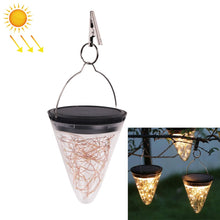 Load image into Gallery viewer, Solar Energy Conical Starlight Pendent Lamp IP55 Waterproof Outdoor Garden Decoration Light