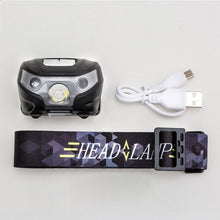 Load image into Gallery viewer, 5W 4-Modes Waterproof White Light LED Head Lamp