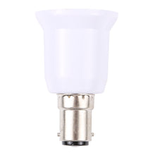 Load image into Gallery viewer, B15 to E27 Light Bulbs Adapter Converter, B15 to E27