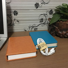 Load image into Gallery viewer, Creative Portable USB Charging Small Size Night Light, Small Size PU Material (Blue), Small Size PU Material (Brown)