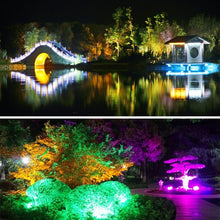 Load image into Gallery viewer, 24 LEDs SMD5730 2400LM 6000-6500K Red and Blue Light Flashing Warning Lights Portable with Holder, 30W/2400LM 6000-6500K