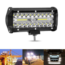 Load image into Gallery viewer, 7 inch 30W 3000LM 6000K LED Strip Lamp Working Refit Off-road Vehicle Roof Strip Light, 7 inch 120W