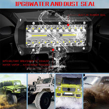 Load image into Gallery viewer, 7 inch 30W 3000LM 6000K LED Strip Lamp Working Refit Off-road Vehicle Roof Strip Light, 7 inch 120W