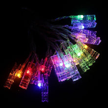 Load image into Gallery viewer, 40 LEDs 3 x AA Batteries Box Chains Lamp Decorative Light for Home Hanging Pictures, DIY Party, Wedding, Christmas Decoration, 4m