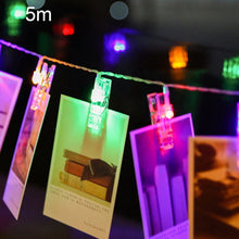 Load image into Gallery viewer, 50 LEDs 3 x AA Batteries Box Chains Lamp Decorative Light for Home Hanging Pictures, DIY Party, Wedding, Christmas Decoration, 5m