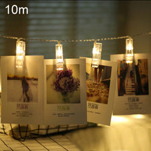 Load image into Gallery viewer, 80 LEDs 3 x AA Batteries Box Chains Lamp Decorative Light for Home Hanging Pictures, DIY Party, Wedding, Christmas Decoration, 10m