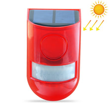 Load image into Gallery viewer, Solar Powered Sound-light Alarm Warning Light IP65 Waterproof 110 dB Burglar Alarm