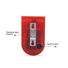 Load image into Gallery viewer, Solar Powered Sound-light Alarm Warning Light IP65 Waterproof 110 dB Burglar Alarm