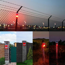 Load image into Gallery viewer, Solar Powered Sound-light Alarm Warning Light IP65 Waterproof 110 dB Burglar Alarm