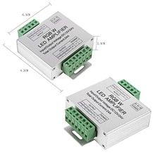 Load image into Gallery viewer, RGBW Amplifier Aluminum Shell LED Controller, DC 12-24V