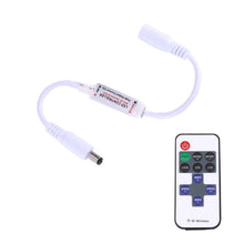 Load image into Gallery viewer, Mini Single Color LED Controller with 11 Keys RF Remote Control, DC 5-24V(White)